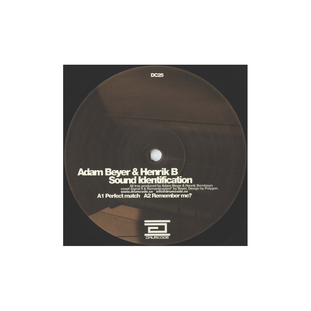 Adam Beyer & Henrik B ‎– Sound Identification 