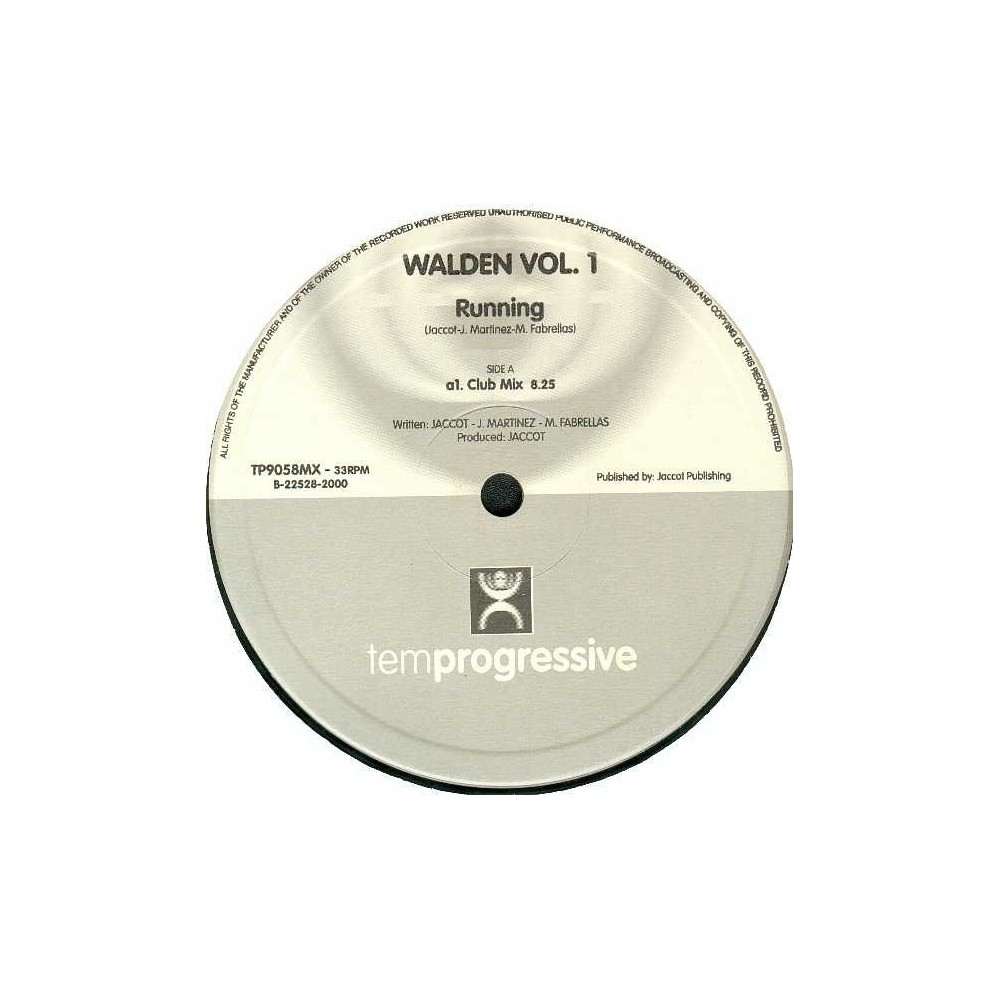 Walden  Vol. 1 - Running(TEMAZO ROCKOLA MISLATA & SCORPIA¡¡ )