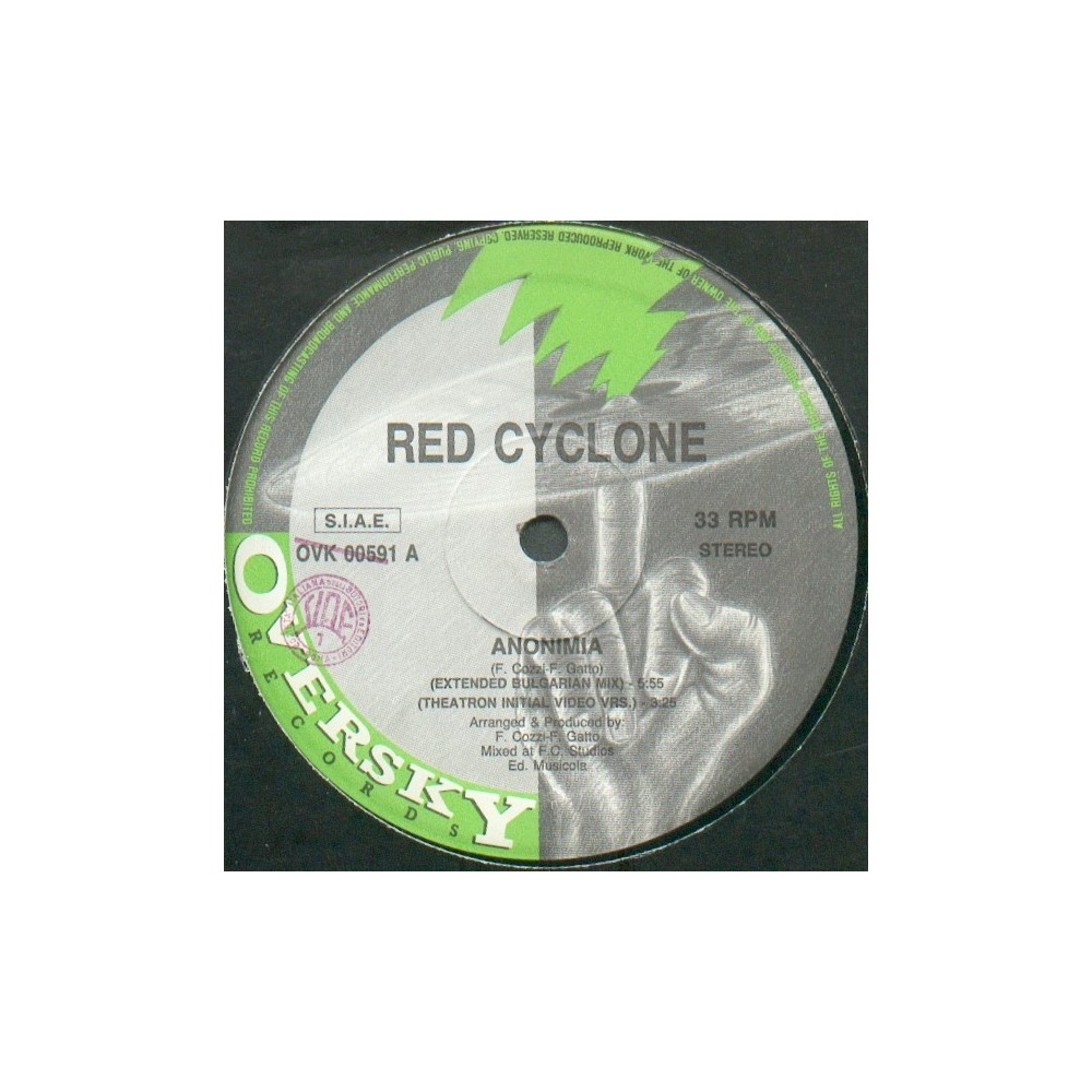 Red Cyclone ‎– Anonimia 