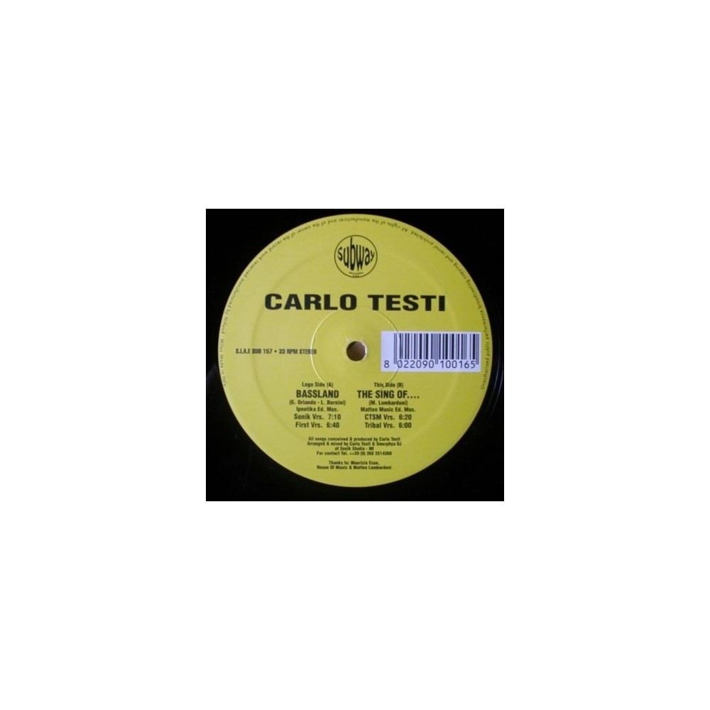 Carlo Testi ‎– Bassland / The Sign Of.... 