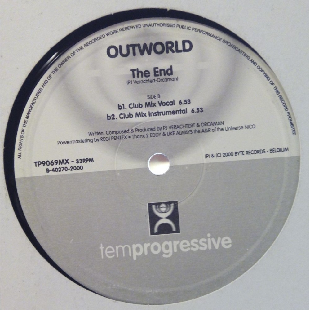 Outworld - The End (SELLO TEMPROGRESSIVE¡)