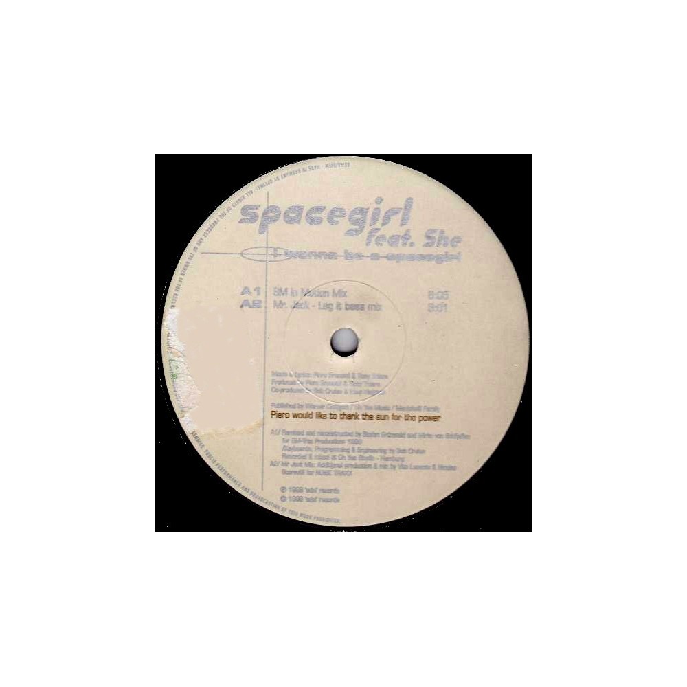 Spacegirl Feat. She ‎– I Wanna Be A Spacegirl 