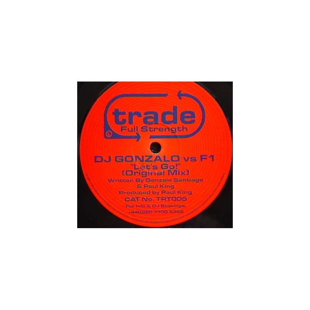 DJ Gonzalo vs. F1 ‎– Let's Go! 
