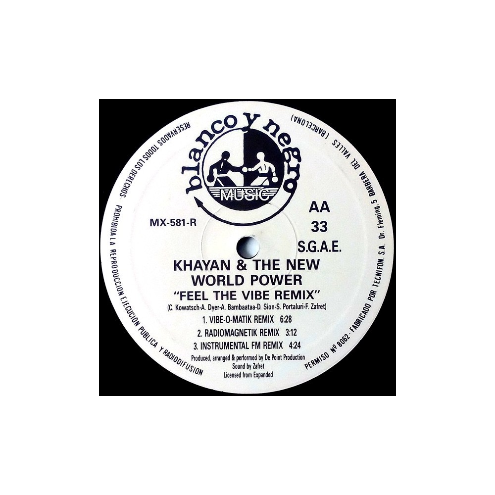 Afrika Bambaataa Pres. Khayan ‎– Feel The Vibe (Nuevos Remixes) 