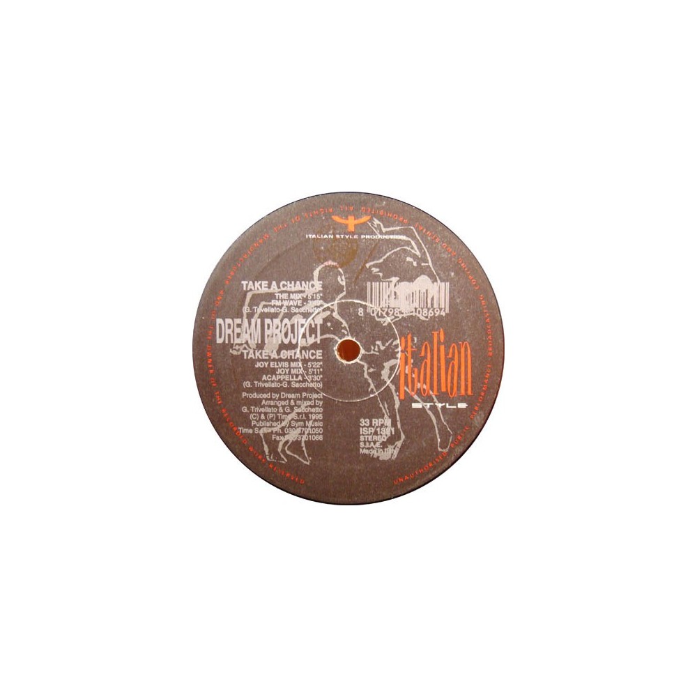 Dream Project - Take A Chance(REMEMBER 90'S¡¡¡  DISCAZO¡¡ ITALIAN STYLE)