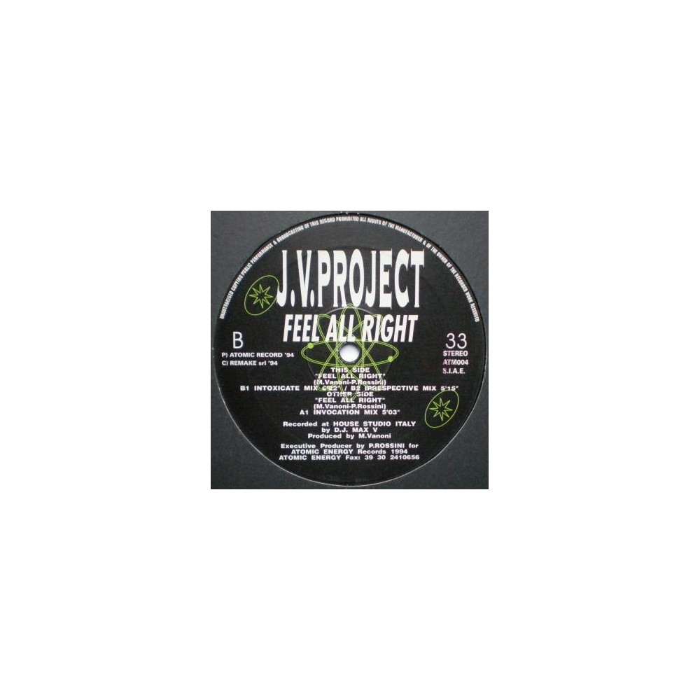 JV Project ‎– Feel All Right