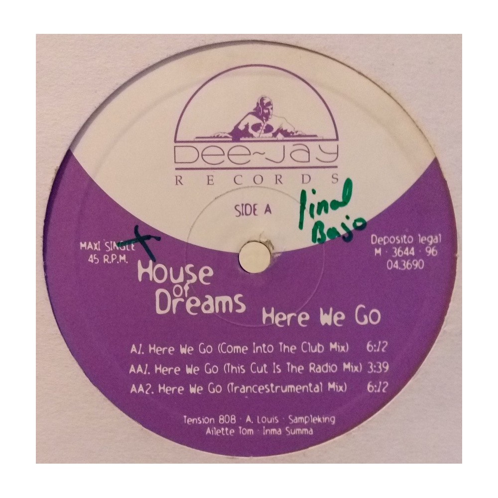 House Of Dreams ‎– Here We Go