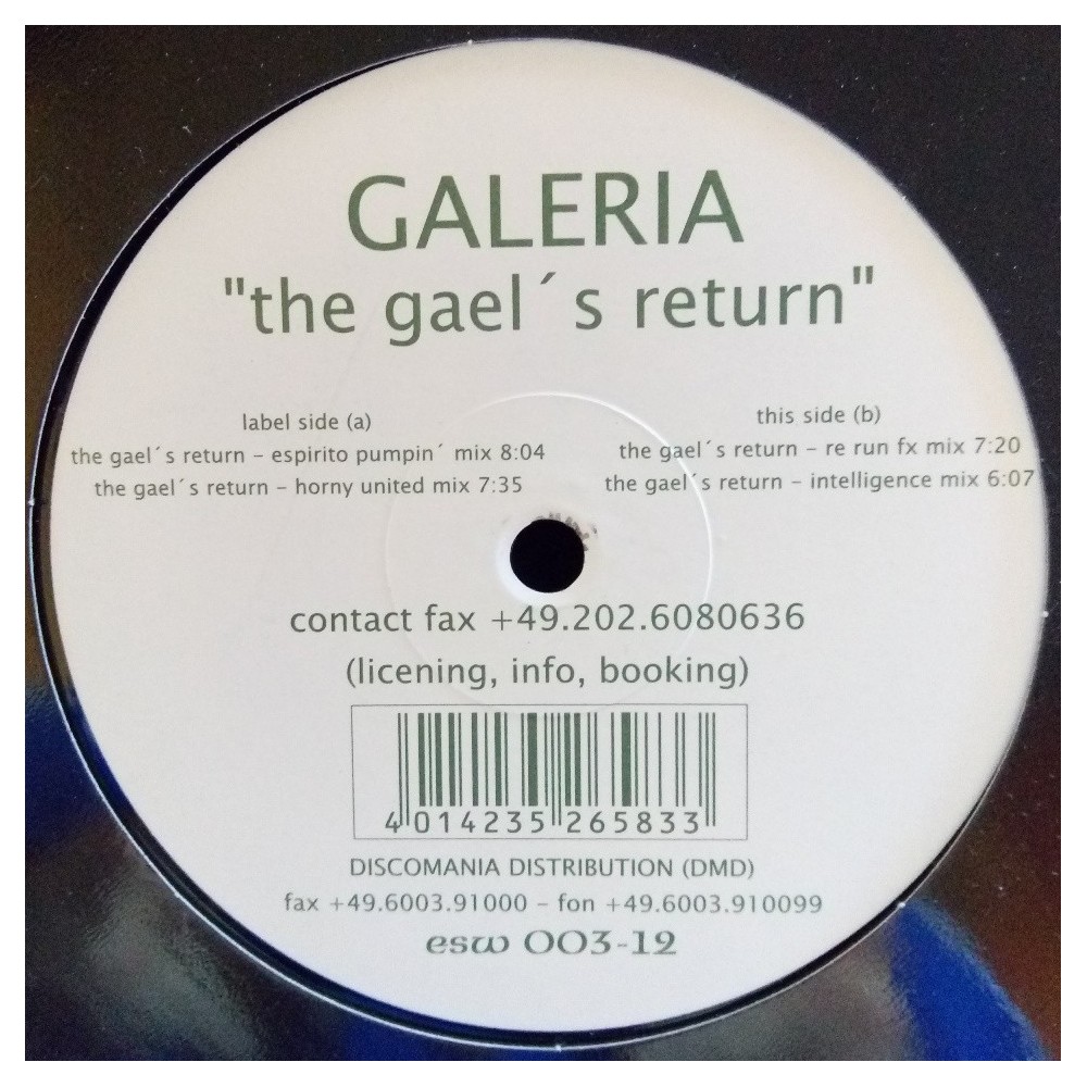 Galeria ‎– The Gael's Return  (IMPORTACION)