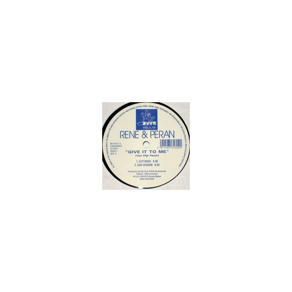 Rene & Peran ‎– Give It To Me