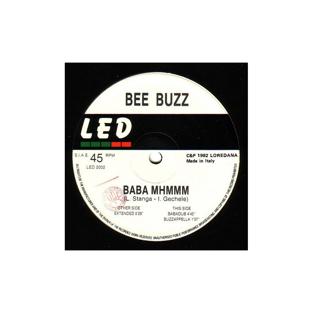 Bee Buzz ‎– Baba Mhmmm