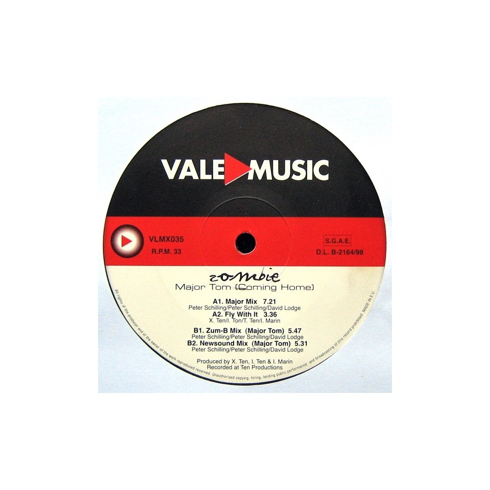 Zombie – Major Tom (Coming Home) (TEMAZO REMEMBER¡¡)