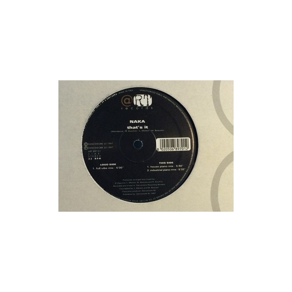Naka ‎– That's It 