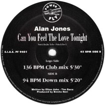 Alan Jones ‎– Can You Feel The Love Tonight 