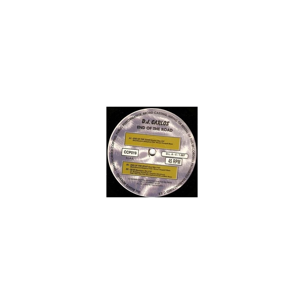 DJ Carlos - End Of The Road (DISCO ORIGINAL¡¡)