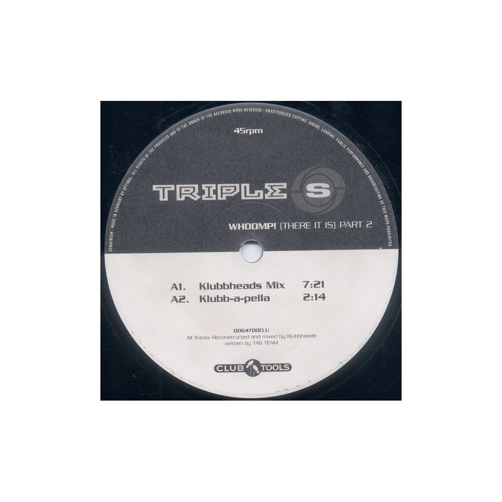  Triple S ‎– Whoomp! (There It Is) Part 2 