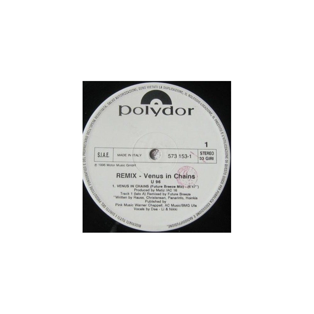 U96 ‎– Venus In Chains (Remix) 