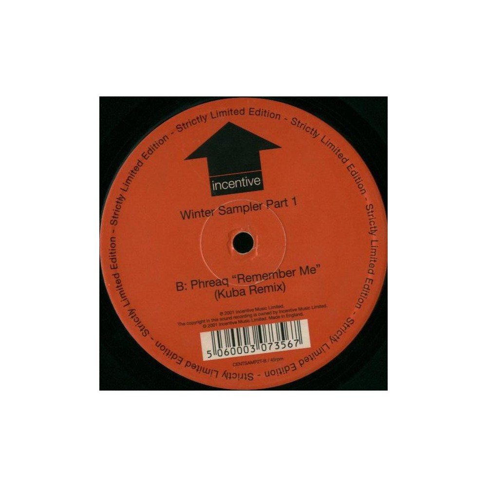 Winter Sampler (Pt. 1 Of 2) / Phreaq - Remember Me (Kuba Remix)