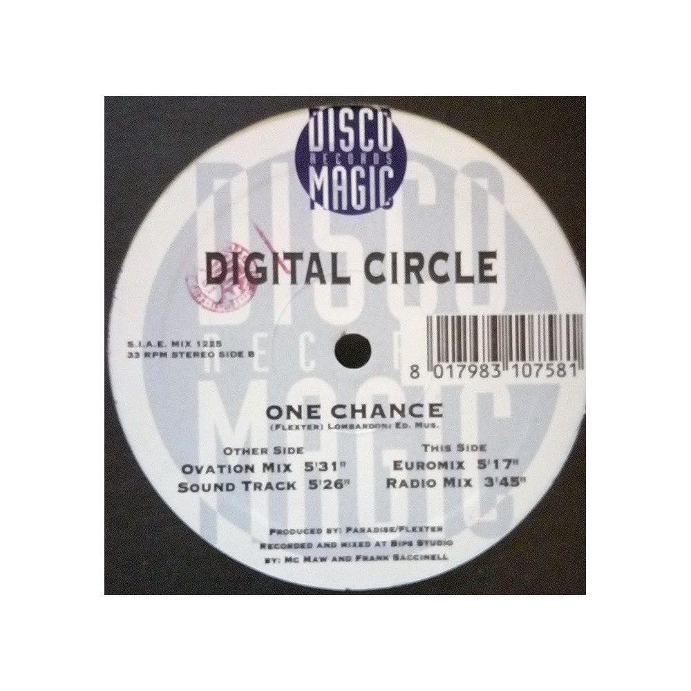Digital Circle ‎– One Chance 