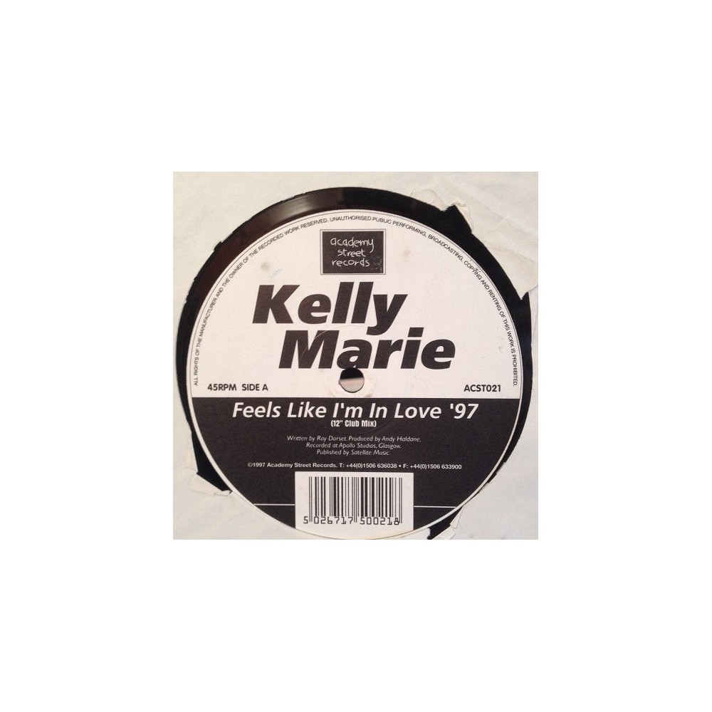 Kelly Marie ‎– Feels Like I'm In Love '97 