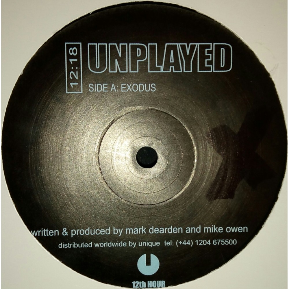 Unplayed ‎– Exodus (TECH-HOUSE)