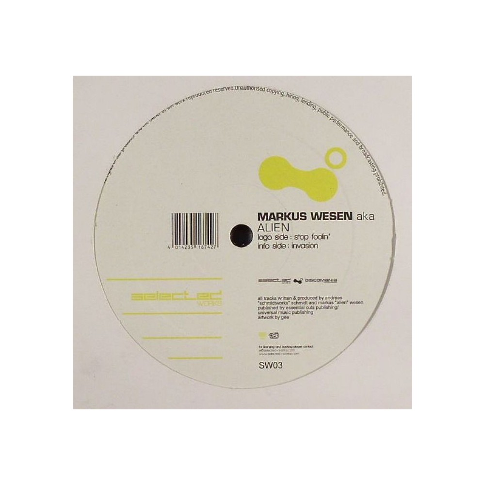 Markus Wesen ‎– Stop Foolin