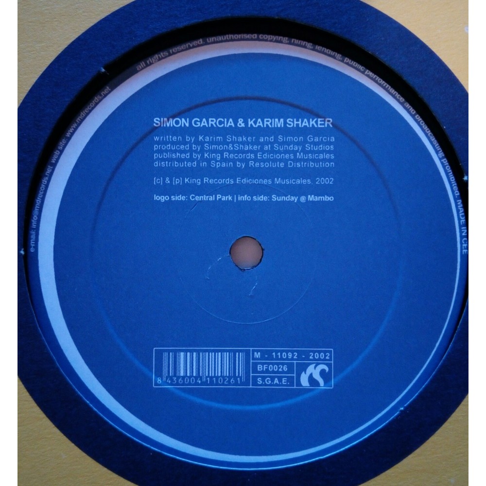 Simon Garcia & Karim Shaker ‎– Sunday @ Mambo 