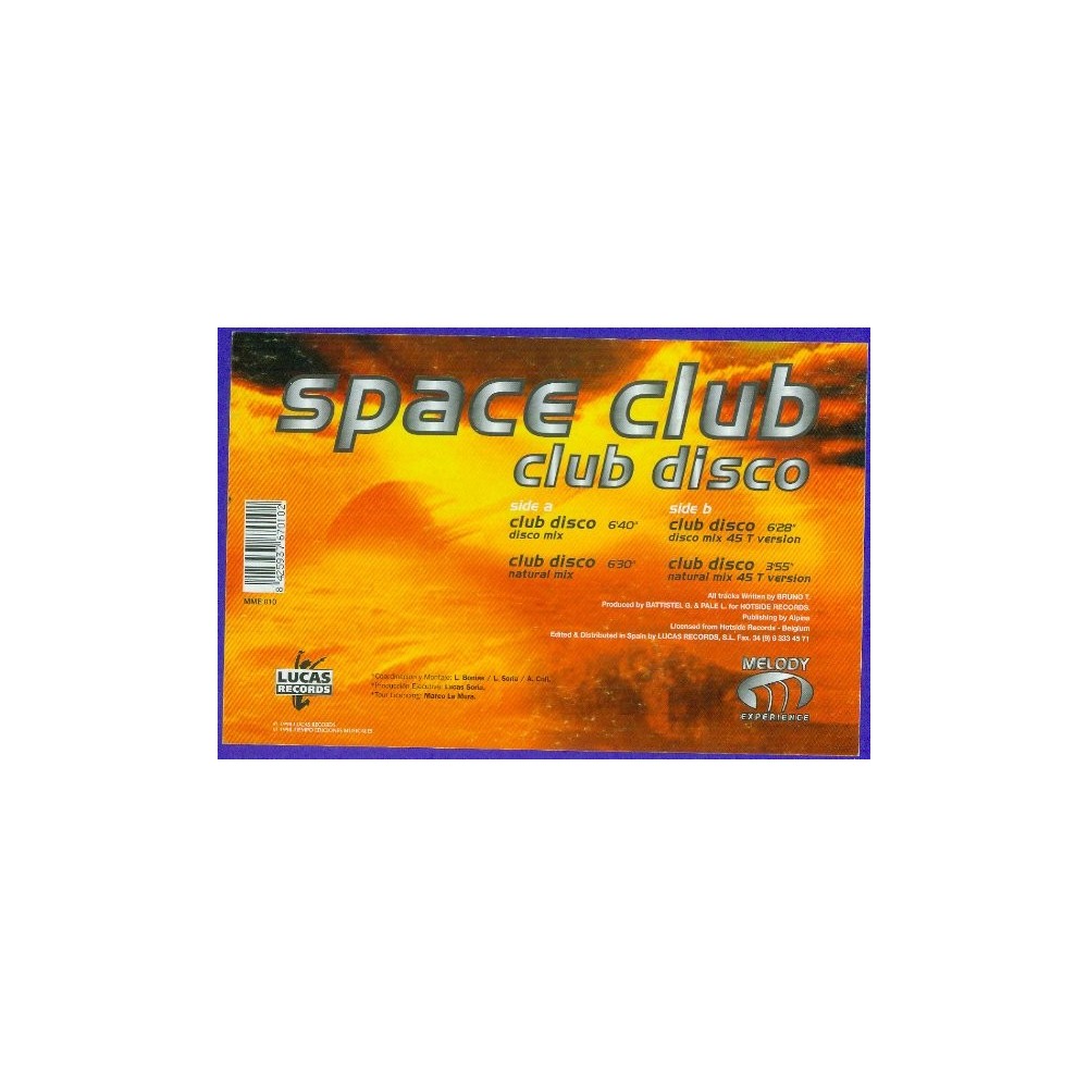 Space Club ‎– Club Disco