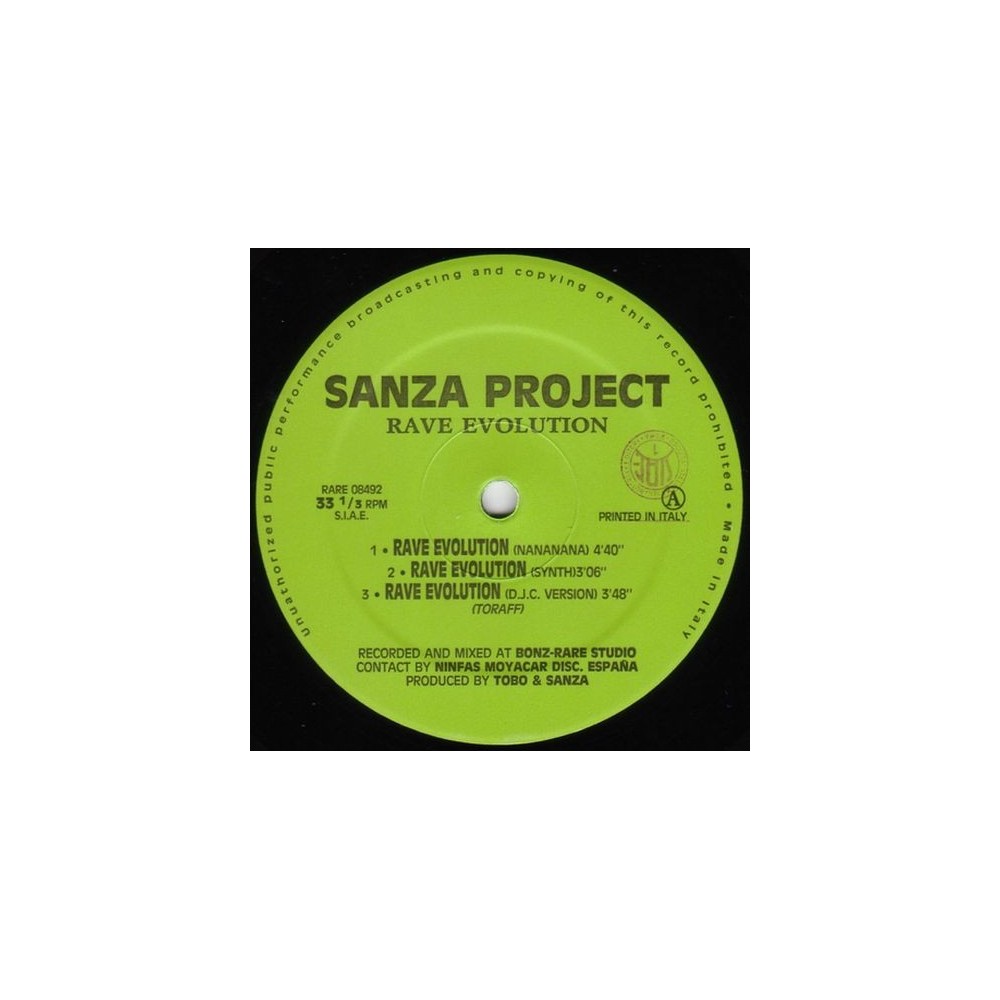 Sanza Project- Rave Evolution(2 MANO,BASE REMEMBER 90'S¡)