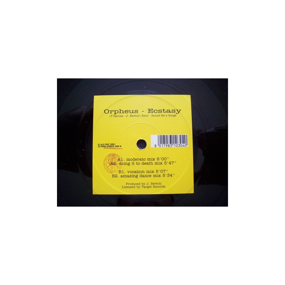 Orpheus ‎– Ecstasy 