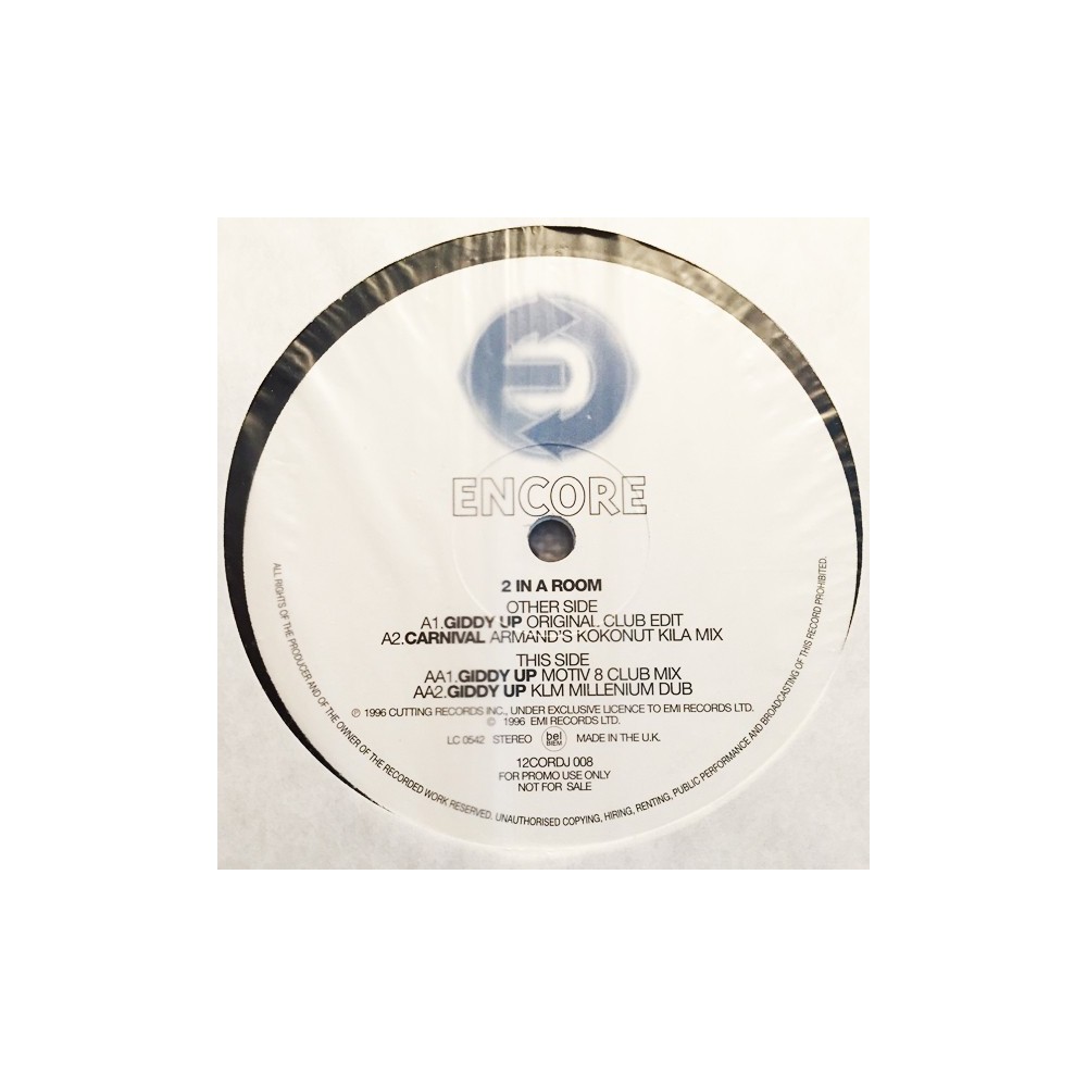 2 In A Room ‎– Giddy Up