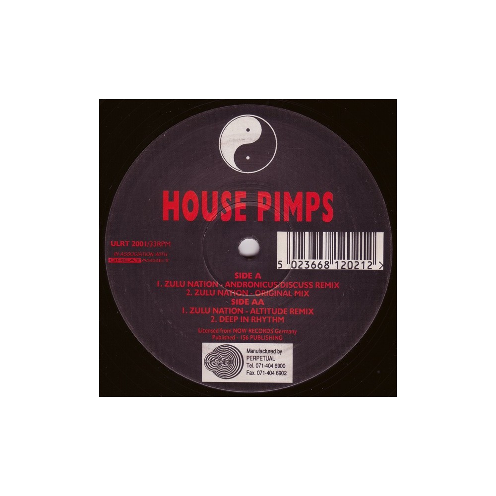 House Pimps ‎– Zulu Nation 