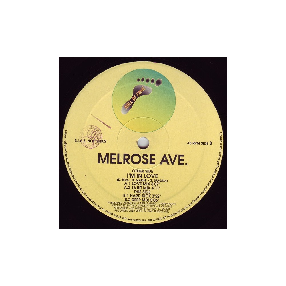 Melrose Ave. ‎– I'm In Love 