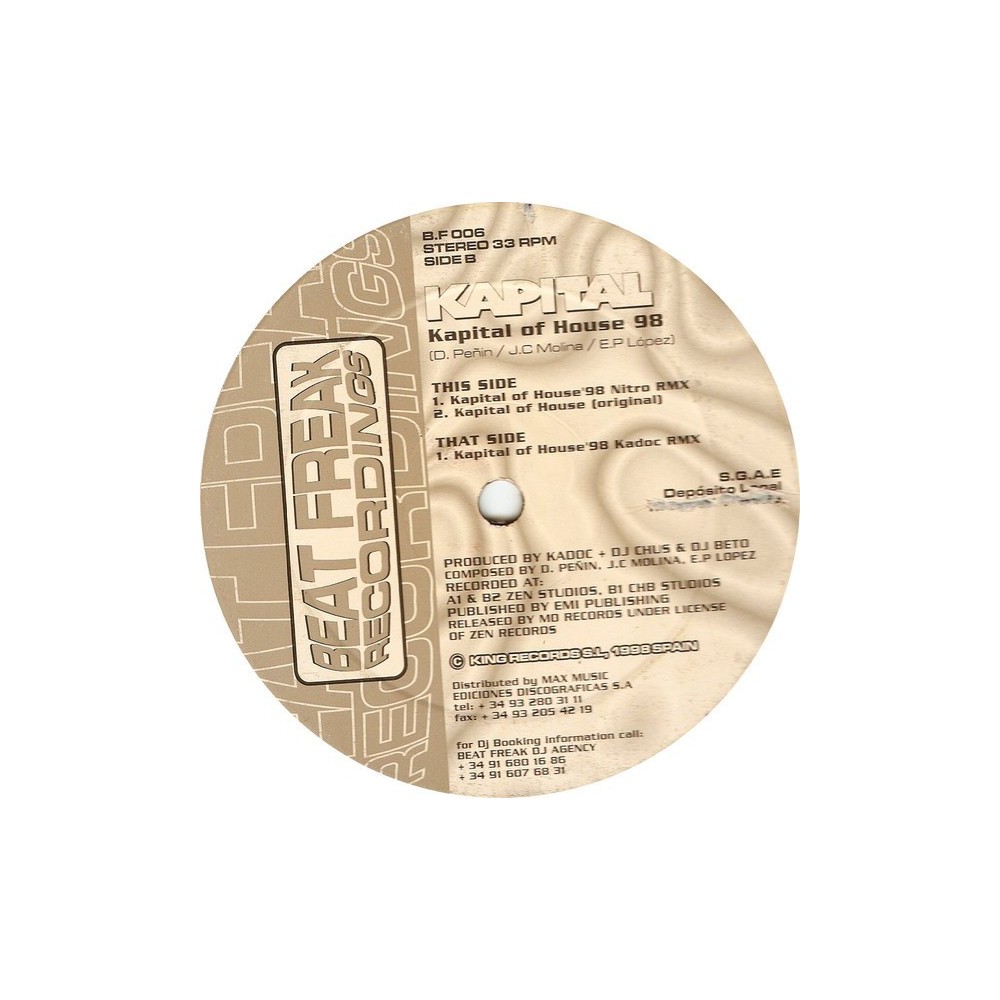 Kapital ‎– Kapital Of House 98 