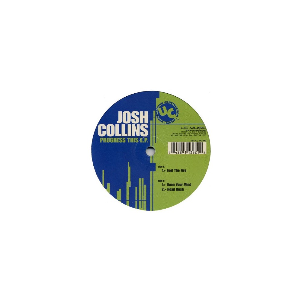 Josh Collins ‎– Progress This EP 