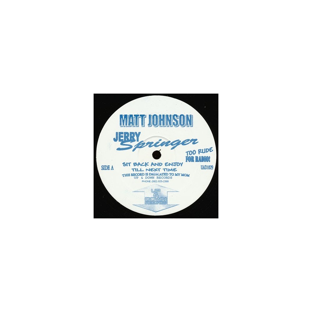 Matt Johnson ‎– Jerry Springer 