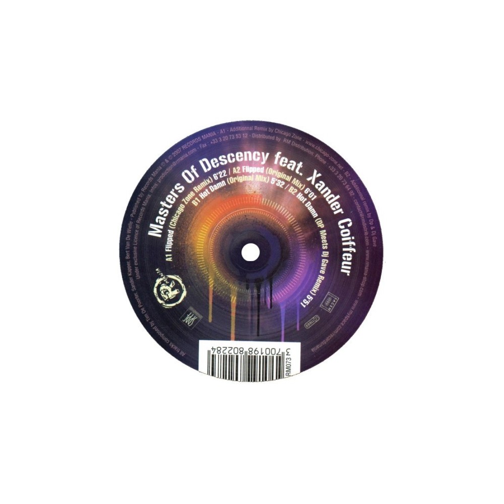 Masters Of Descency Feat. Xander Coiffeur ‎– Flipped 
