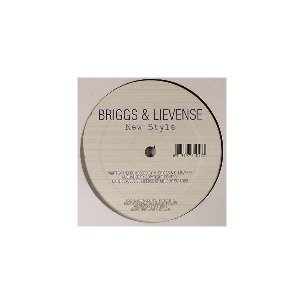 Briggs & Lievense ‎– Strike / New Style 