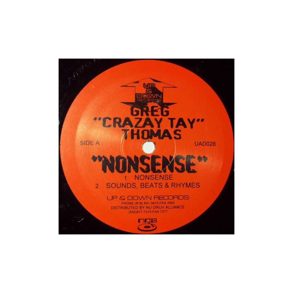 Greg "Crazay Tay" Thomas ‎– Nonsense 