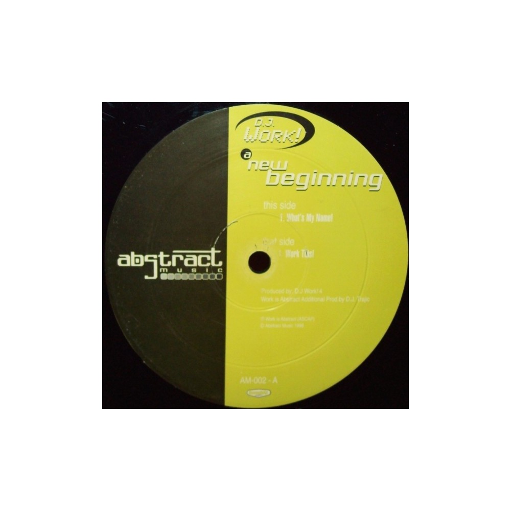 DJ Work ‎– A New Beginning 