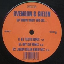 Svenson & Gielen ‎– We Know What You Did (DANCE FACTORY)