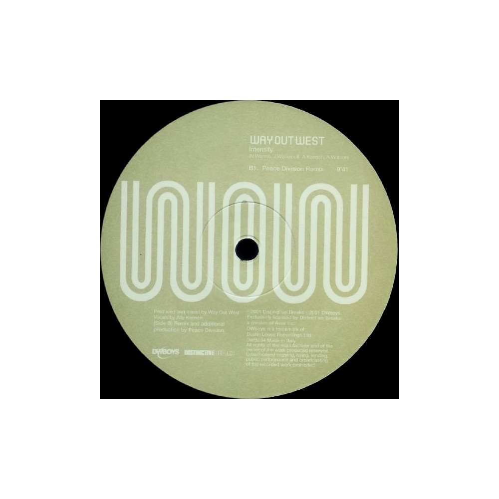 Way Out West ‎– Intensify 