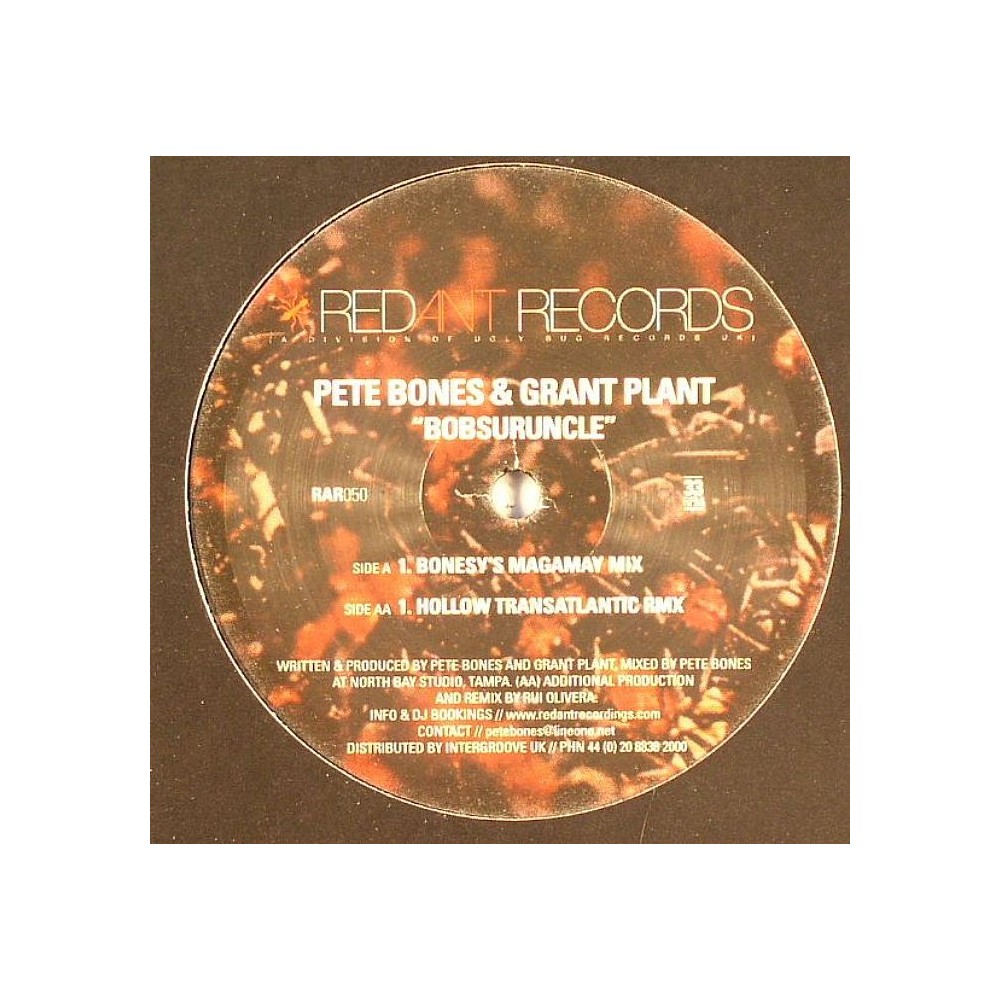 Pete Bones & Grant Plant ‎– Bobsuruncle 