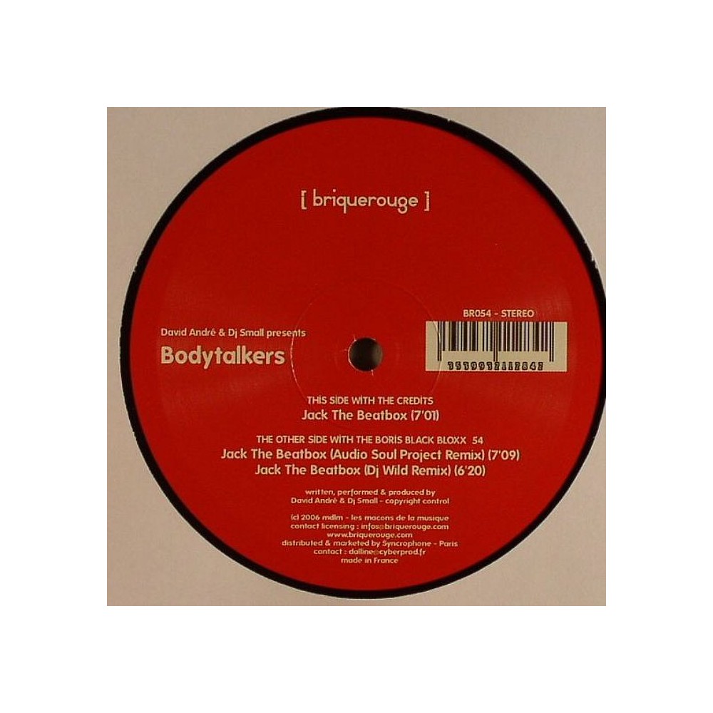 Bodytalkers ‎– Jack The Beatbox