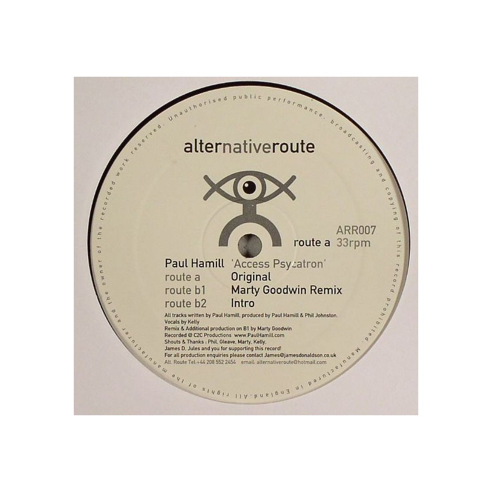 Paul Hamill ‎– Access Psycatron 