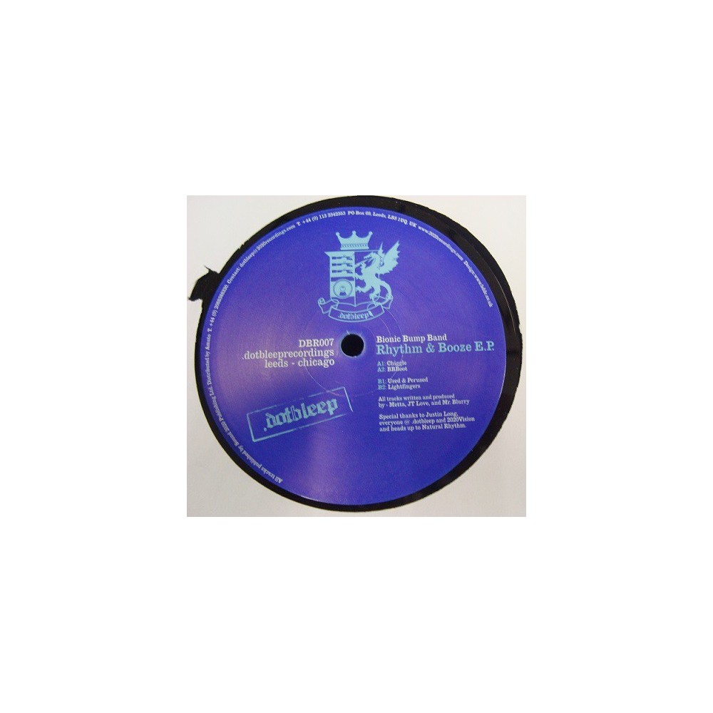 Bionic Bump Band ‎– Rhythm & Booze EP