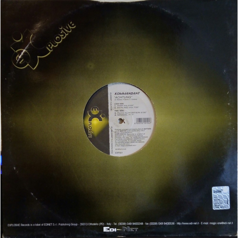 Kommandant - Achtung (PROGRESIVO CHOCOLATERO)