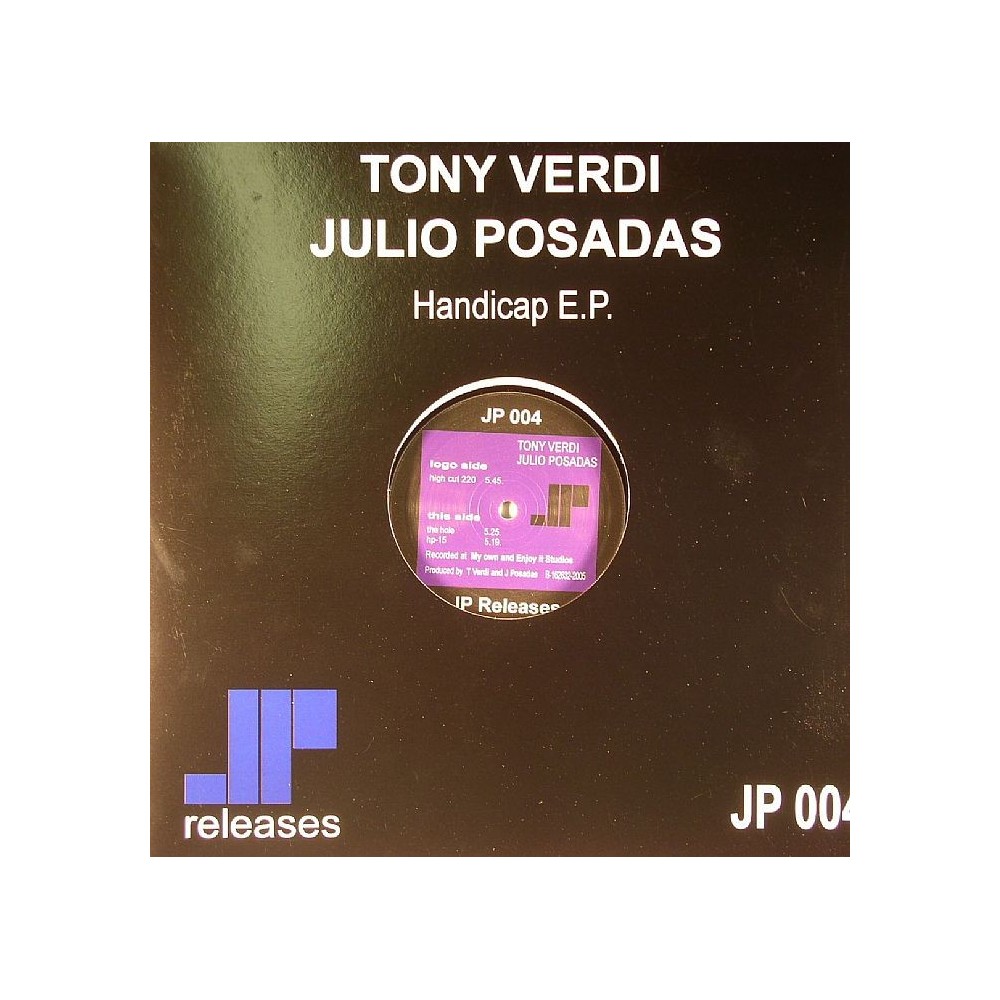 Tony Verdi & Julio Posadas ‎– Handicap EP