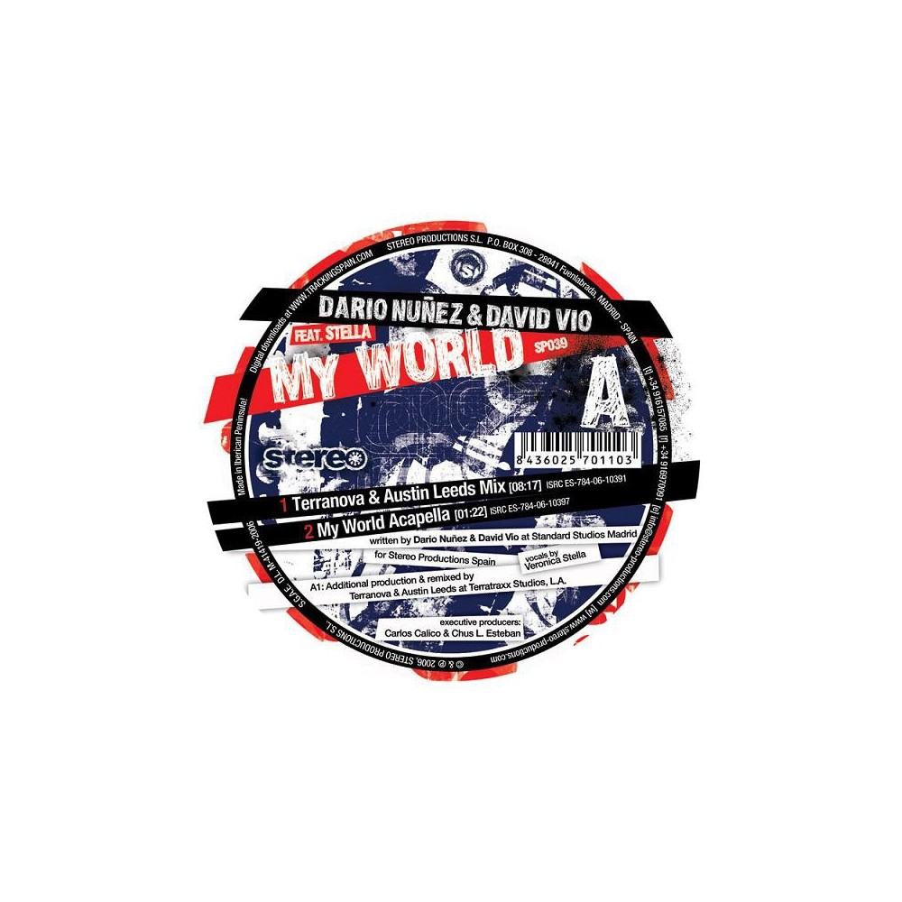 Dario Nuñez & David Vio ‎– My World 