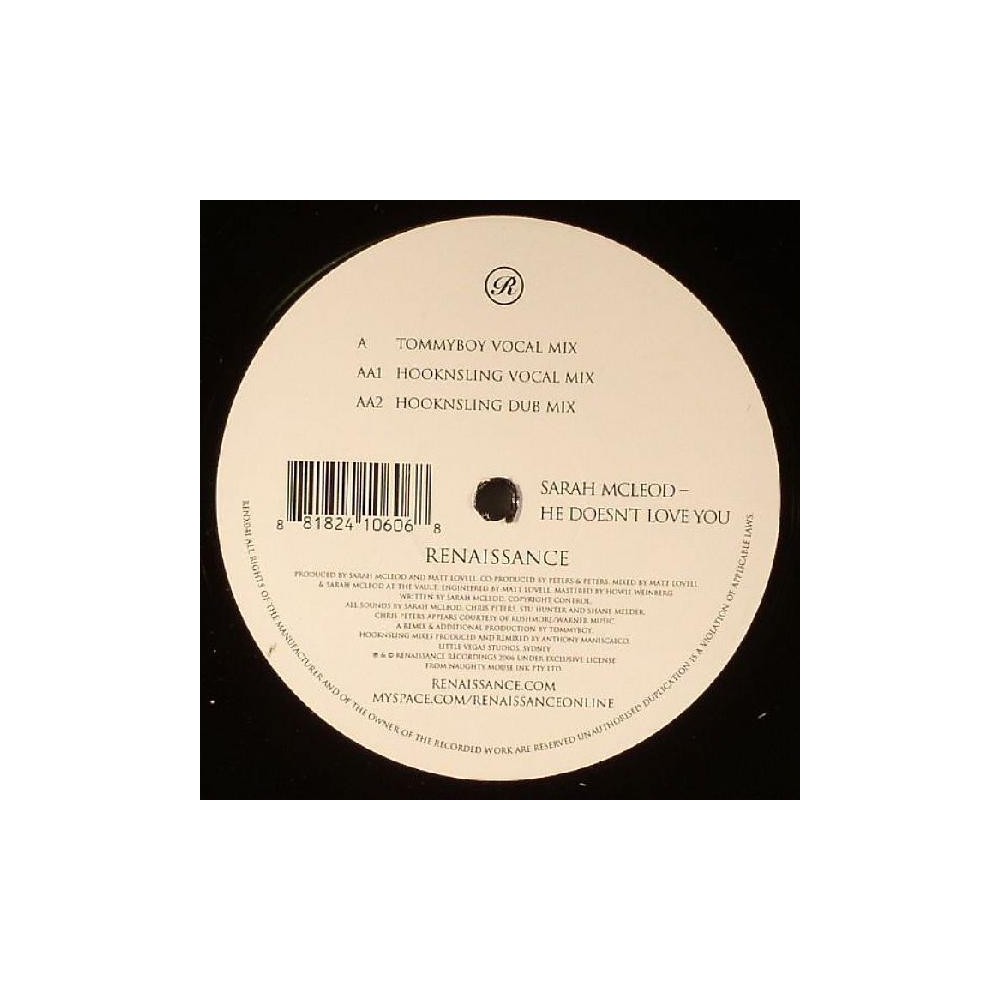 Sarah McLeod ‎– He Doesn't Love You 