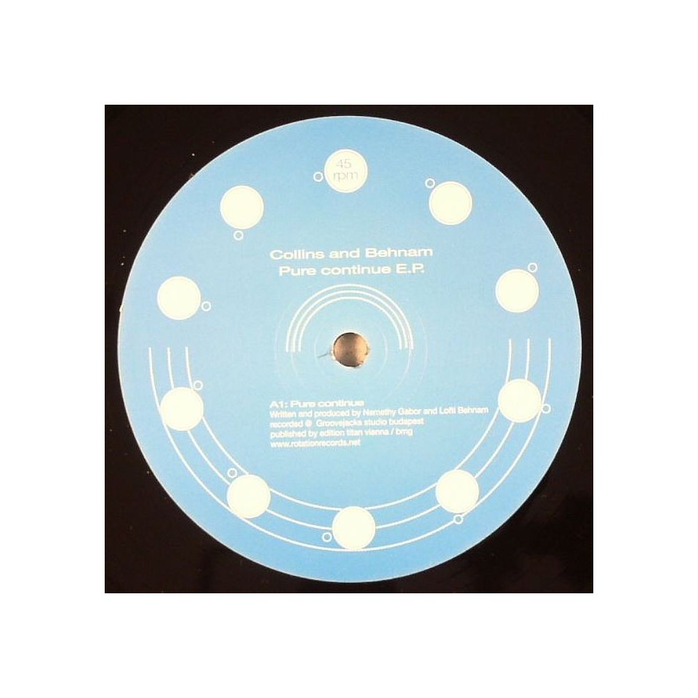 Collins & Behnam ‎– Pure Continue EP